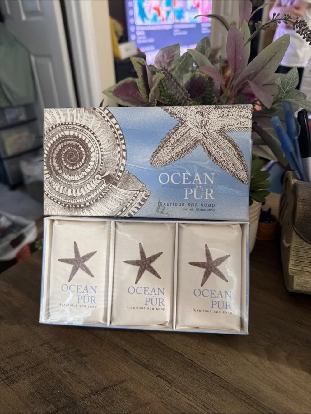 Greenwich Bay Trading Company Ocean Pur Luxurious Spa Soap Set (3) - NIB